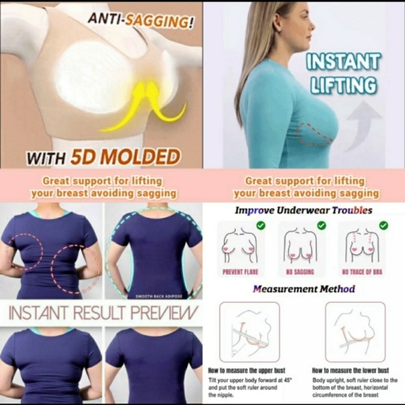 🆕Purple WireFree Comfort Push Up Breathable Bralette Soft & Comfortable Bra - Picture 7 of 12